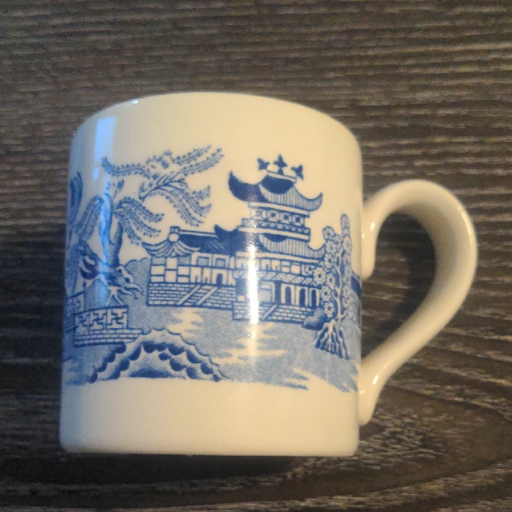 Burleigh Blue Willow Mug